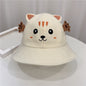New Products Kitten And Frog Sun Hat Small Pot Hat Baby Hat.