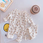 MILANCEL Summer New Baby Clothes Knitted Long Sleeves Toddle Romper Simple Casual Infant Outfit.