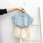 Sibling Outfits Girls Dress & Boys Shirt Pants Suit.
