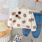 Boys And Girls Sweater Suit Western Style.