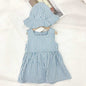 Striped Dress Summer Boys And Girls Baby Shirt Pants Suit.