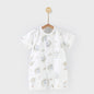 Thin organic cotton romper for babies.