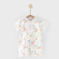 Thin organic cotton romper for babies.