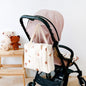 Zipper Embroidered Cotton Dyeing Mummy Bag Baby Stroller Pouch.