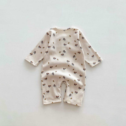 Baby Floral Long Sleeve Romper.