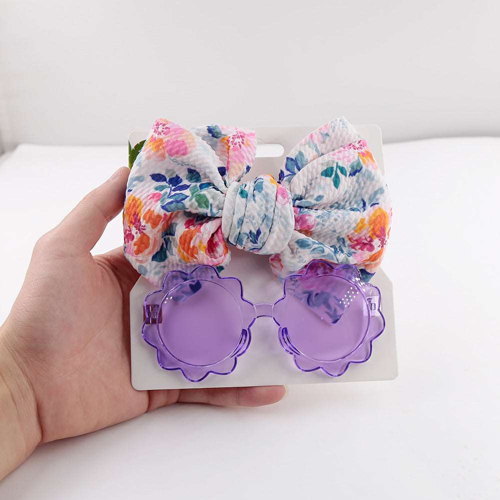 Kids Sunglasses Hair Band Set