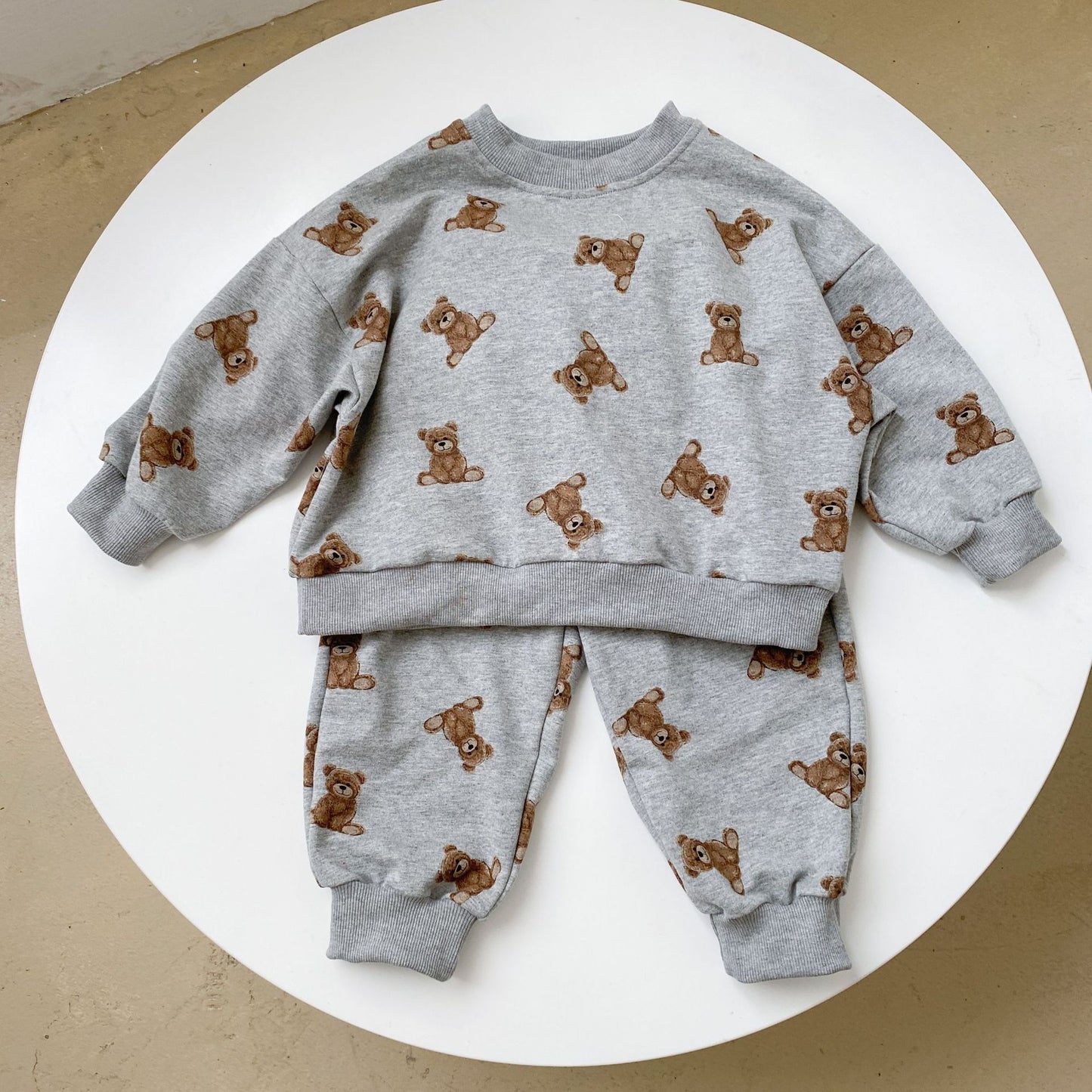 Kids Cozy Bear Kindergarten Two-piece Set