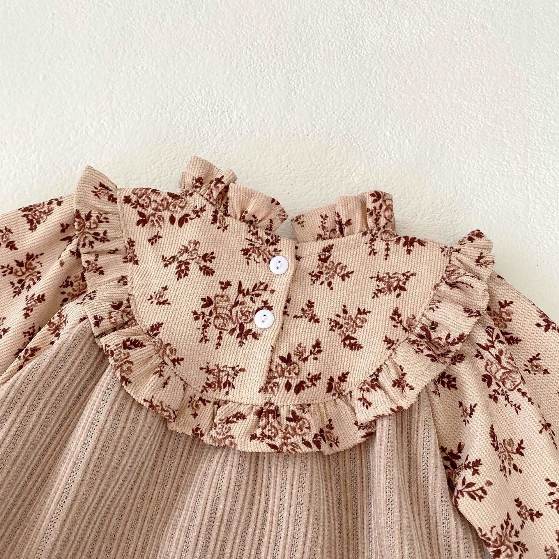 Baby Long-sleeve Korean Style Jumpsuit