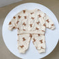 Kids Bear Two-piece Suit Kindergarten Sweater & Pants