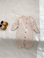 Baby Warm Knitted Romper and Cardigan