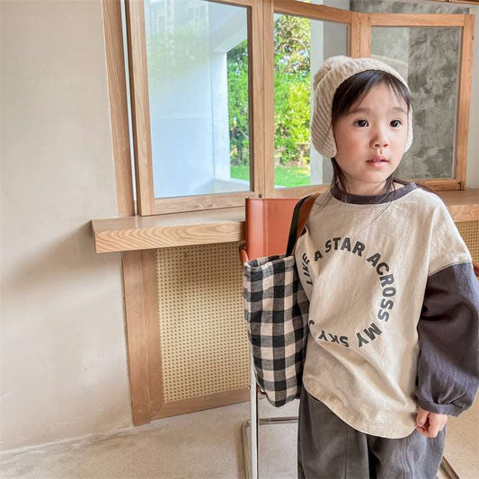 Kids Korean-style Autumn Sweatshirt