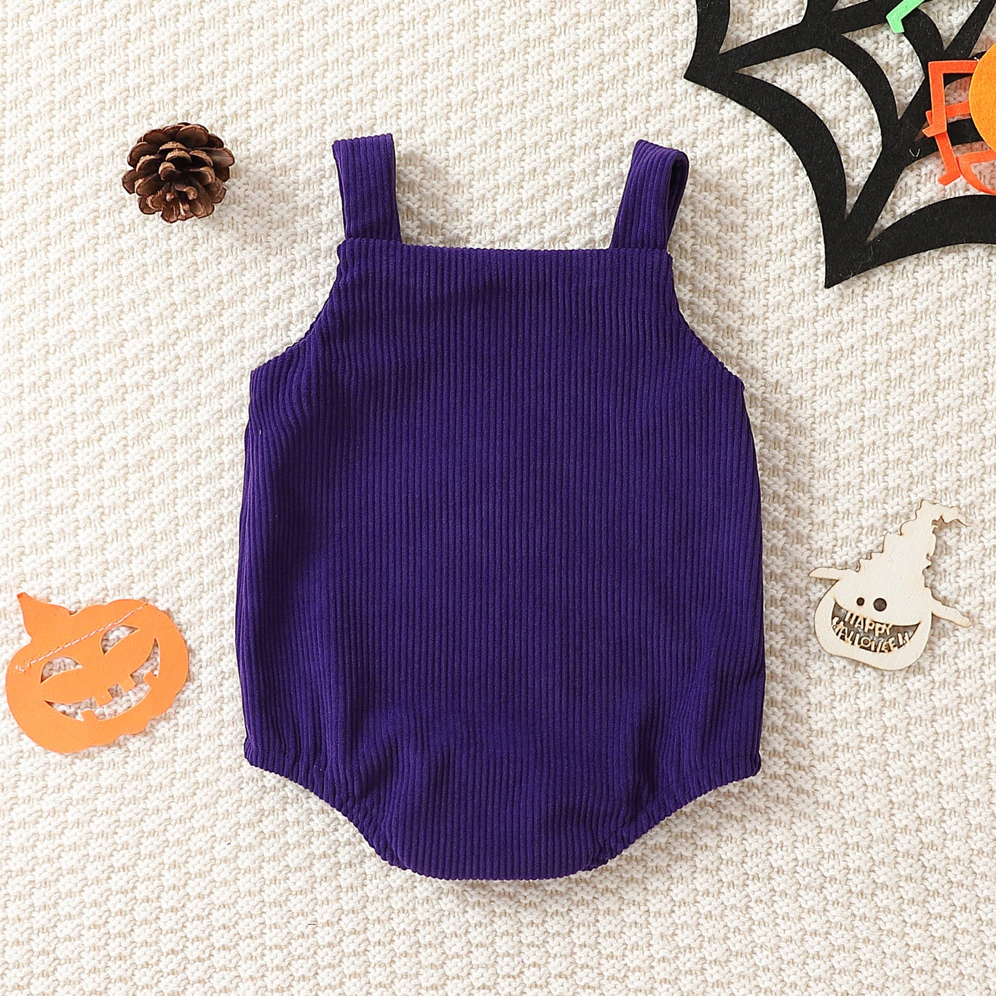 Baby Halloween Corduroy Triangle Rompers