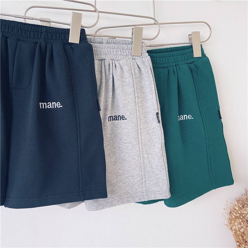 Kids Casual Cotton Elastic Belt Shorts