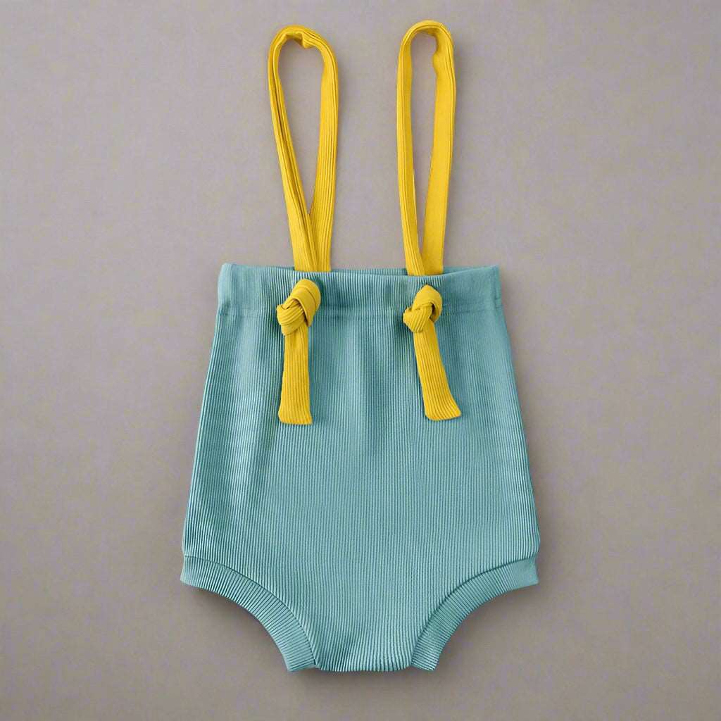 Baby Stretch Base Shorts Suspender Pants