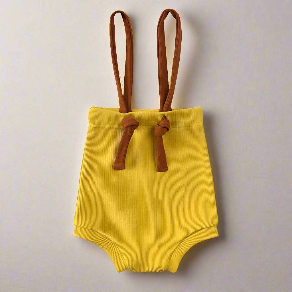 Baby Stretch Base Shorts Suspender Pants