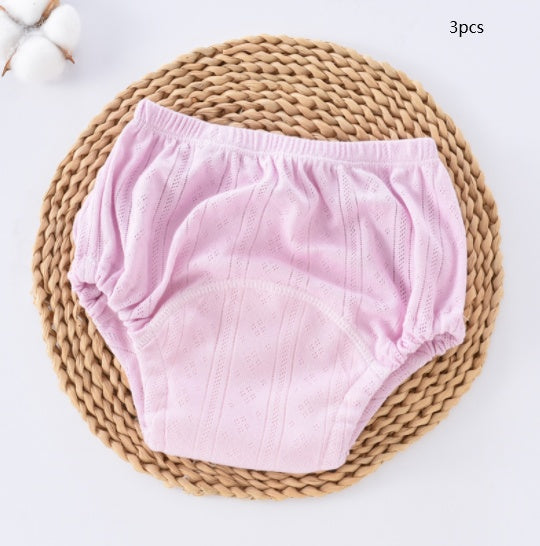 Baby pure cotton diapers pink