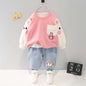 Kids Color Matching Cartoon Two-piece Set