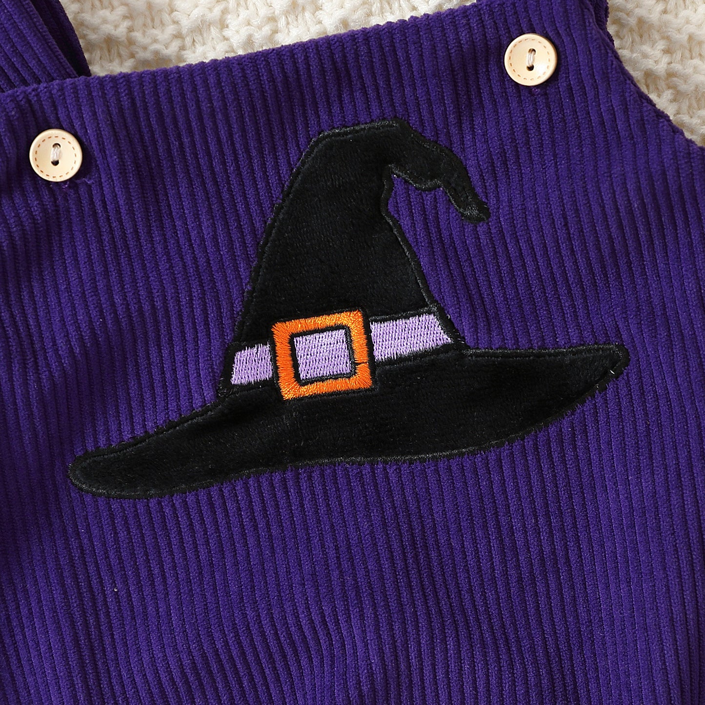 Baby Halloween Corduroy Triangle Rompers