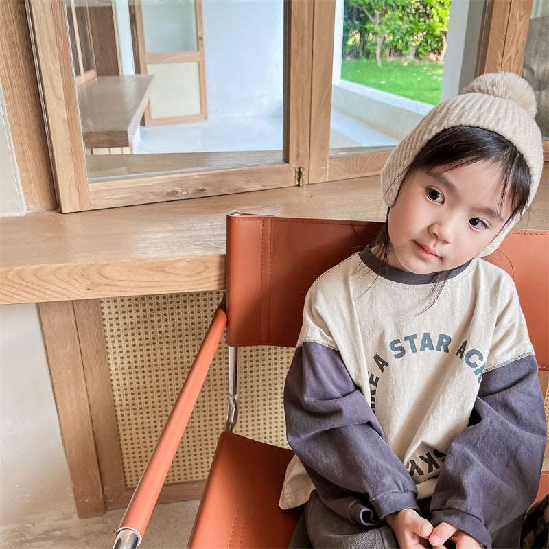 Kids Korean-style Autumn Sweatshirt