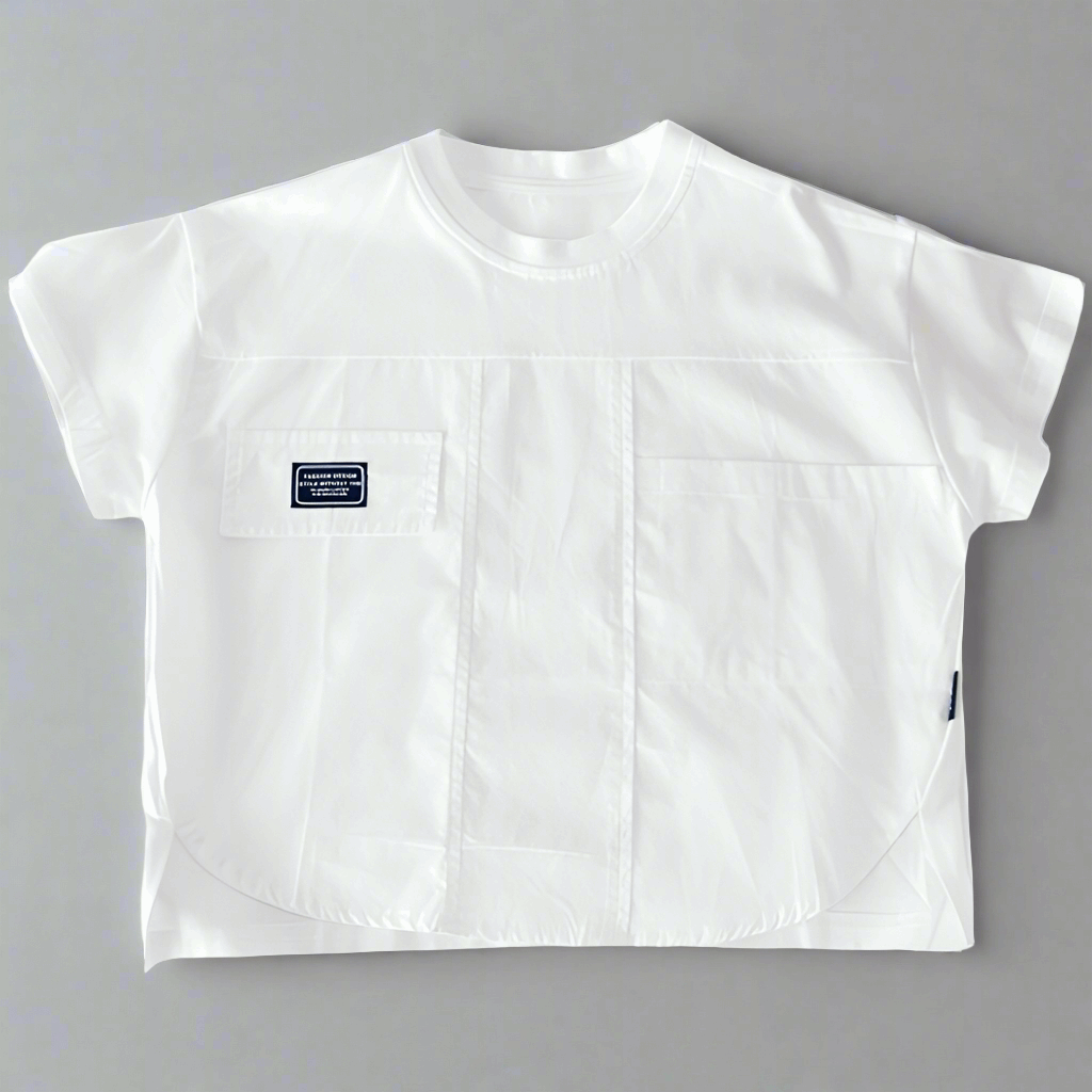 Kids White Short Sleeve T-Shirt