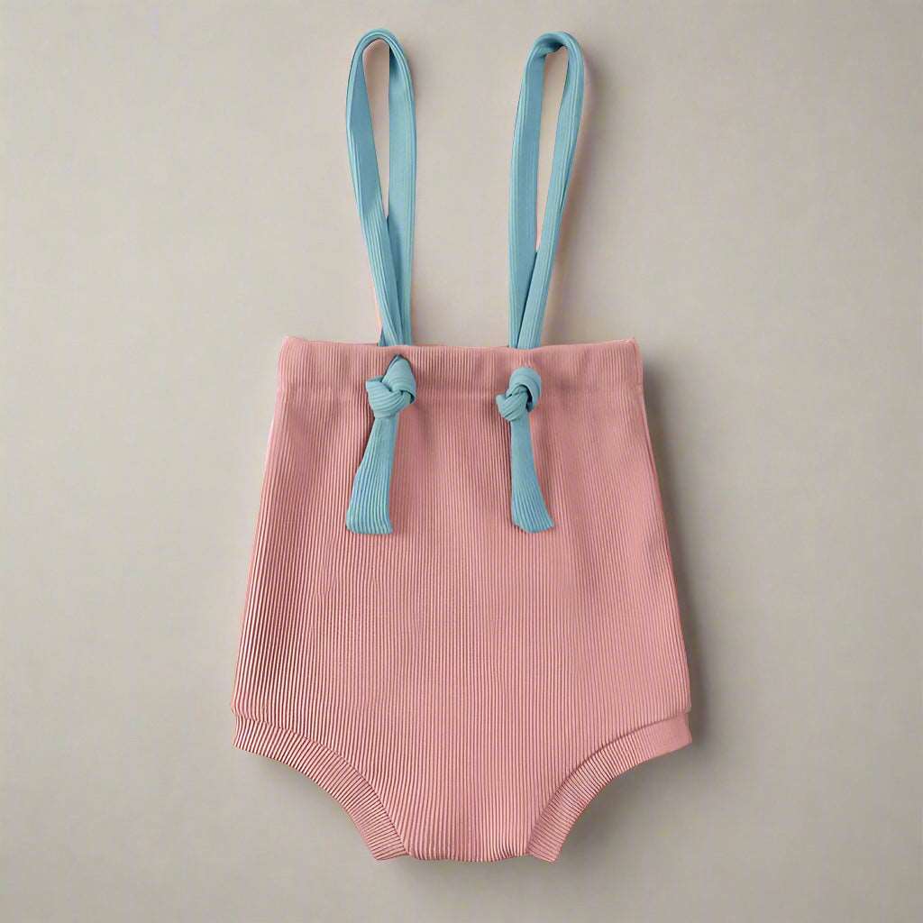 Baby Stretch Base Shorts Suspender Pants