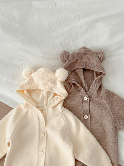 Adorable Baby Ears Romper - Soft, Cozy & Stylish