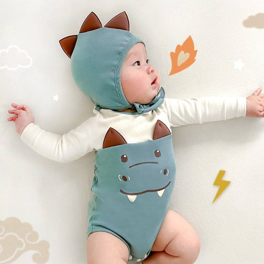 Xiaolong Color Matching Modeling Baby Romper