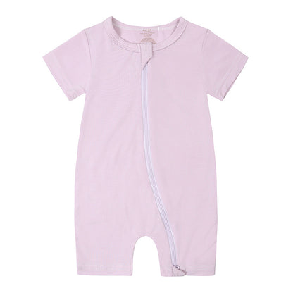 New Bamboo Fiber Short Sleeve Romper