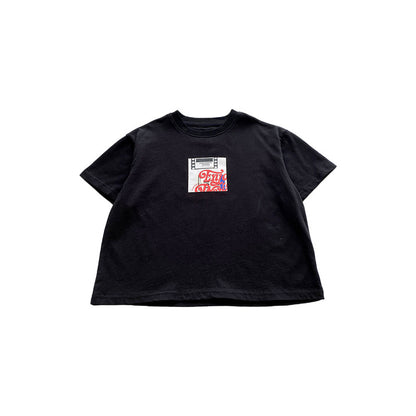 Letter Printed Half Sleeve Kids T-shirt