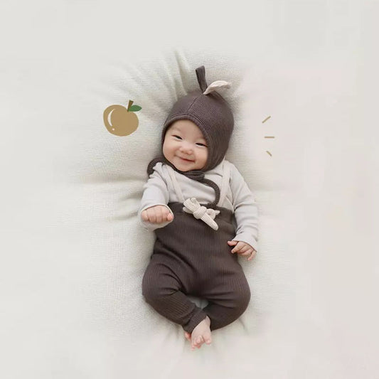 Baby Overalls Solid Color High-elastic Leggings