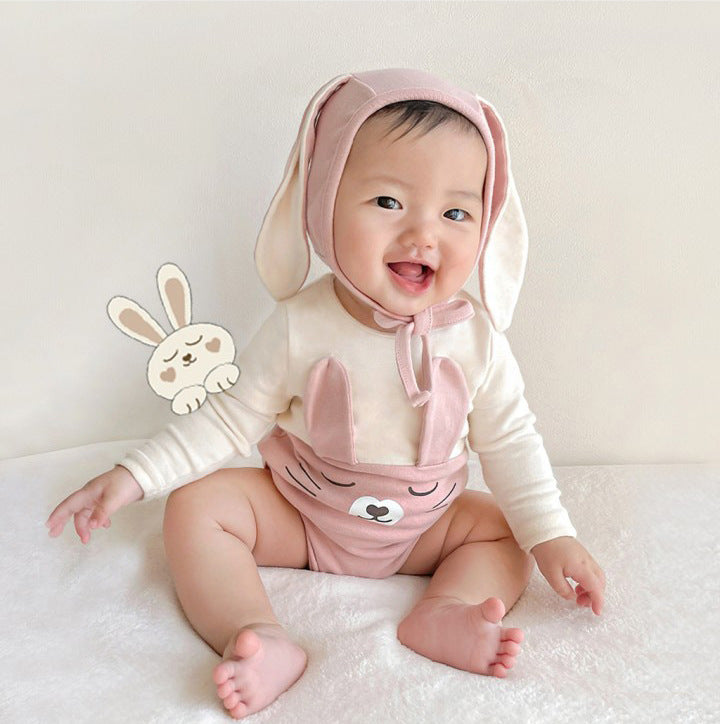 Cute Bunny Modeling Baby Romper