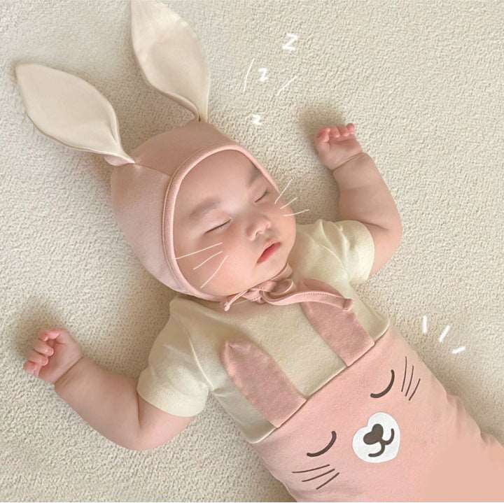 Cute Bunny Modeling Baby Romper