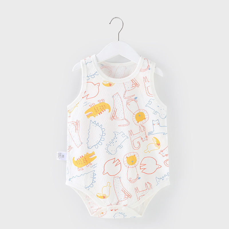 Baby Rompers Summer Thin Cotton Jumpsuit