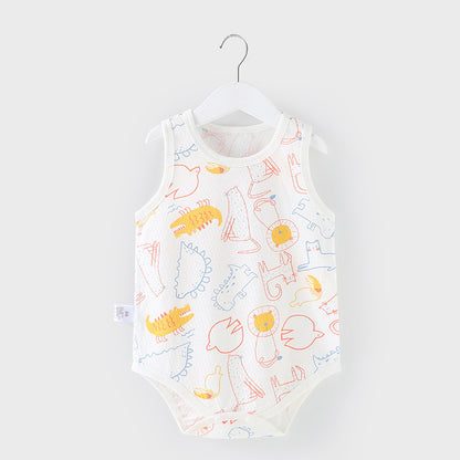 Baby Rompers Summer Thin Cotton Jumpsuit