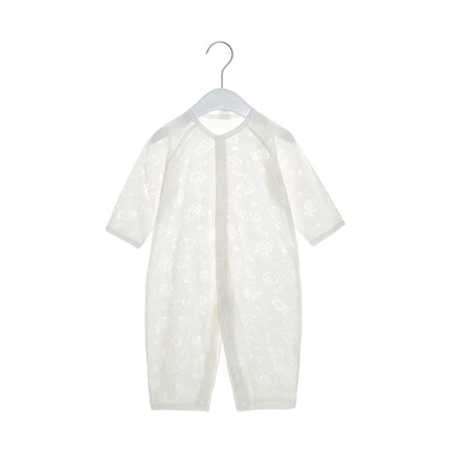 Thin Long-sleeve Jumpsuit Newborn Pajamas