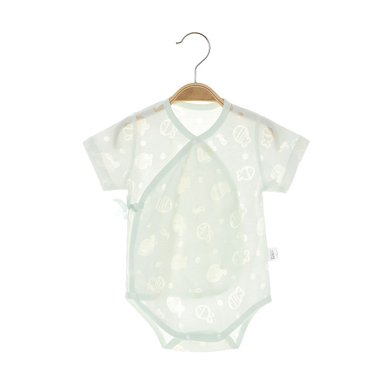 Short Sleeve Baby Summer Thin Romper