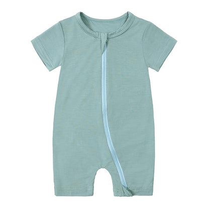 New Bamboo Fiber Short Sleeve Romper