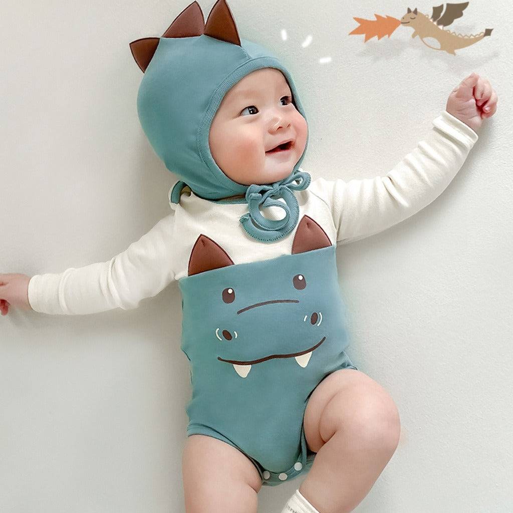 Xiaolong Color Matching Modeling Baby Romper