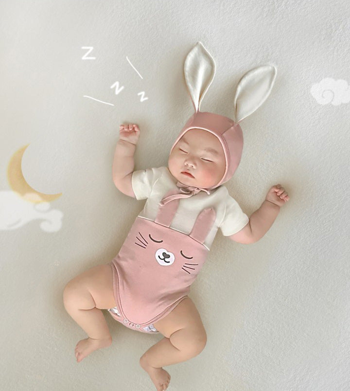 Cute Bunny Modeling Baby Romper