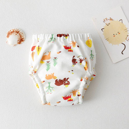 Practical Baby Cotton Gause Diaper Pants