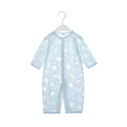 Thin Long-sleeve Jumpsuit Newborn Pajamas