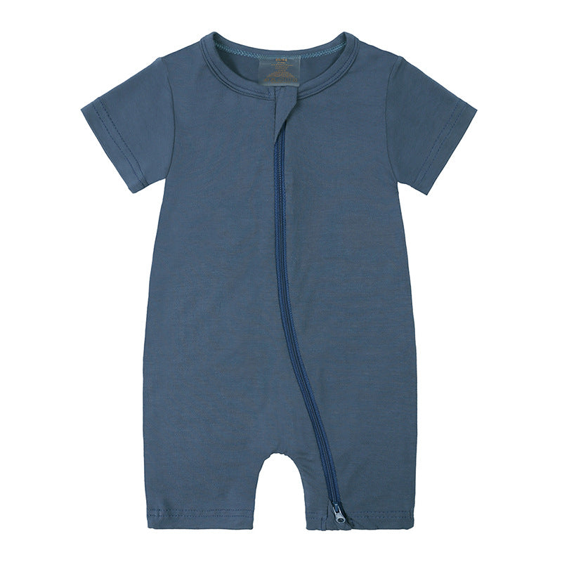 New Bamboo Fiber Short Sleeve Romper