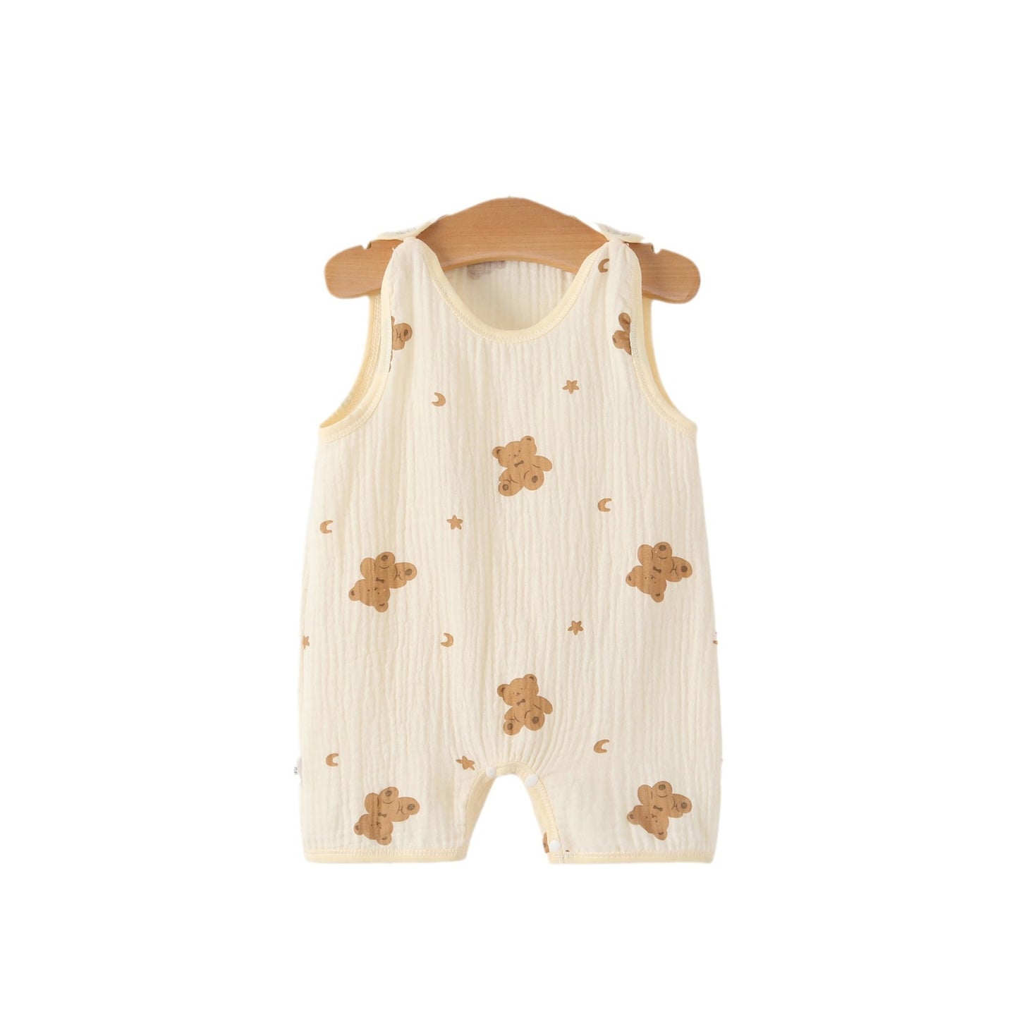 Baby Vest Jumpsuit Summer Thin Gauze