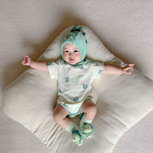 Dinosaur Print Modeling Baby Romper