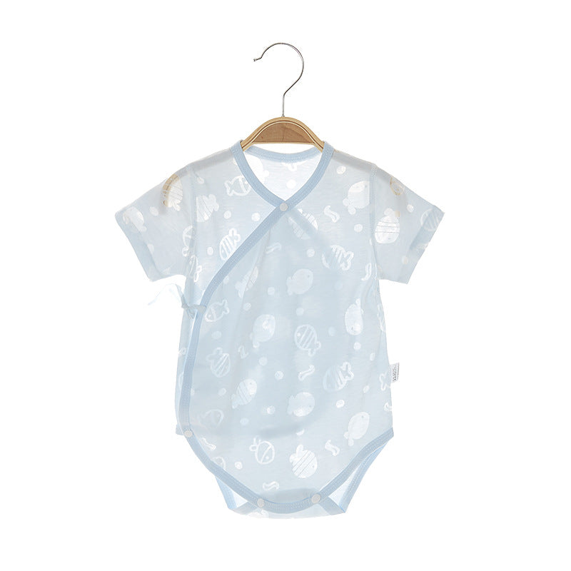 Short Sleeve Baby Summer Thin Romper