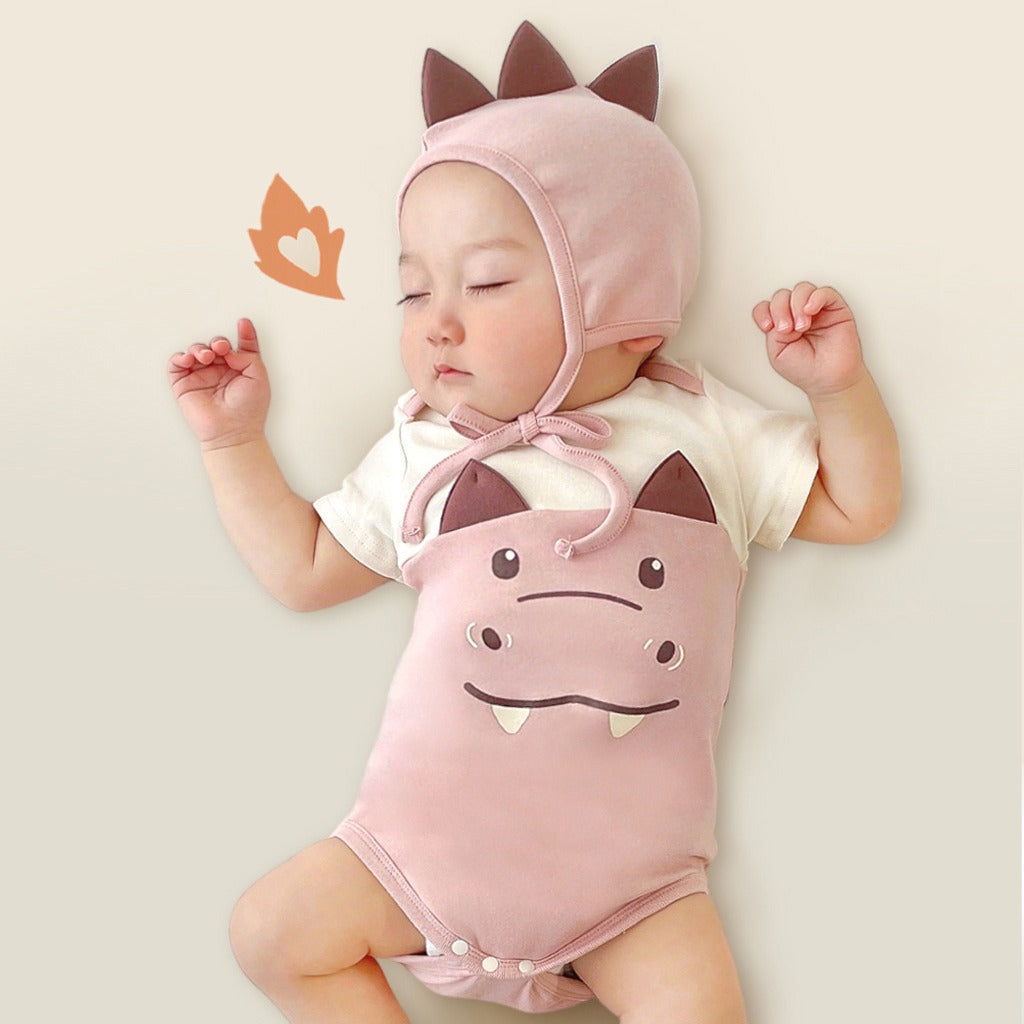 Xiaolong Color Matching Modeling Baby Romper