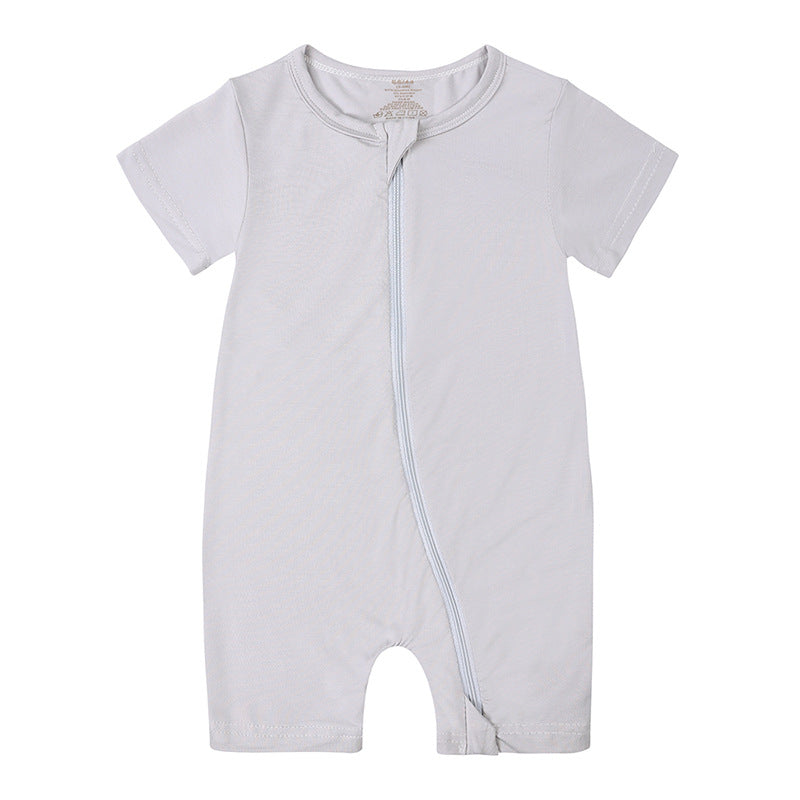 New Bamboo Fiber Short Sleeve Romper