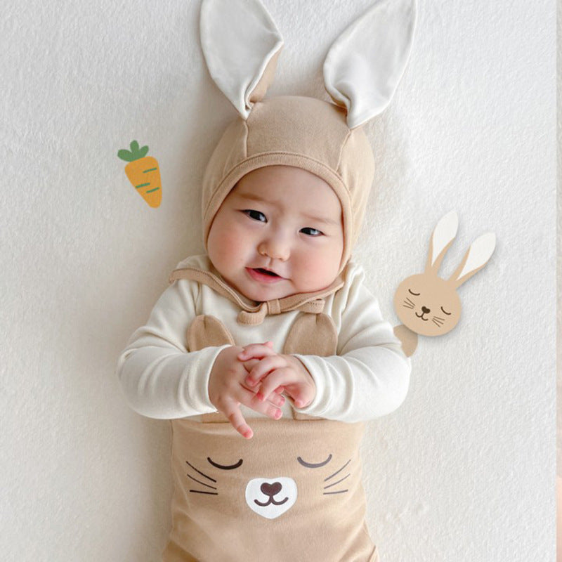 Cute Bunny Modeling Baby Romper