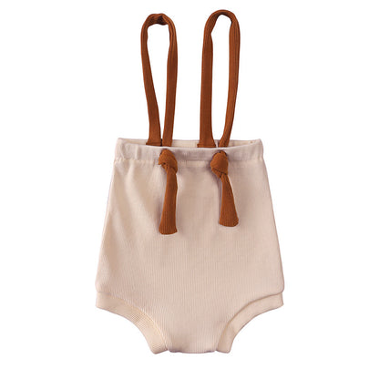 Baby Stretch Base Shorts Suspender Pants