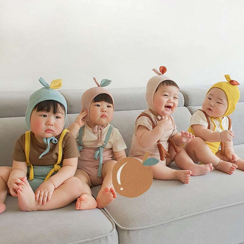 Baby Stretch Base Shorts Suspender Pants